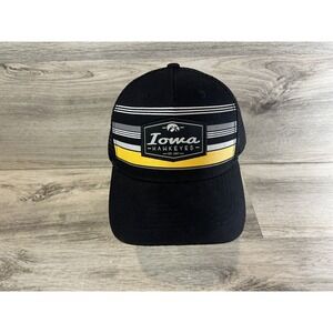 Top Of The‎ World Iowa Hawkeyes Trucker Hat Cap Mesh Black Yellow Embroidered
